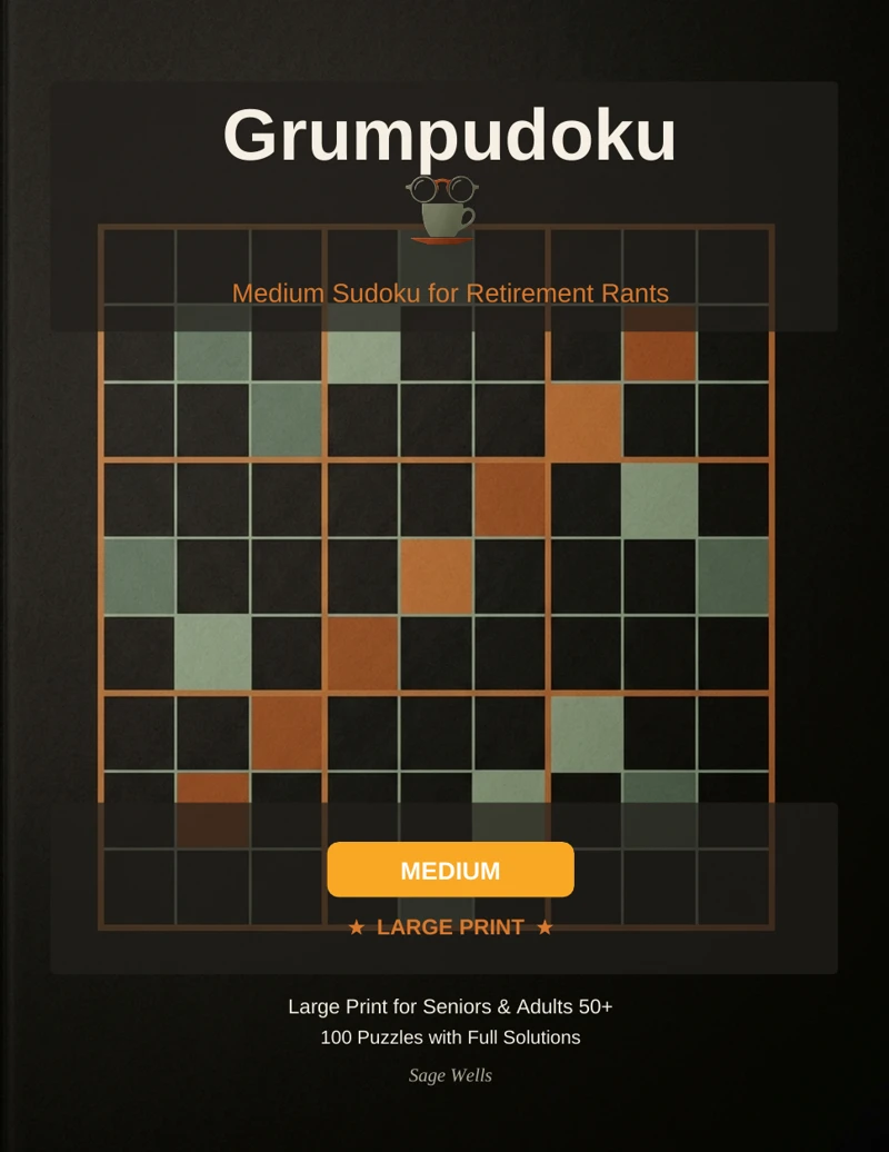 Medium Sudoku for Retirement Rants cover