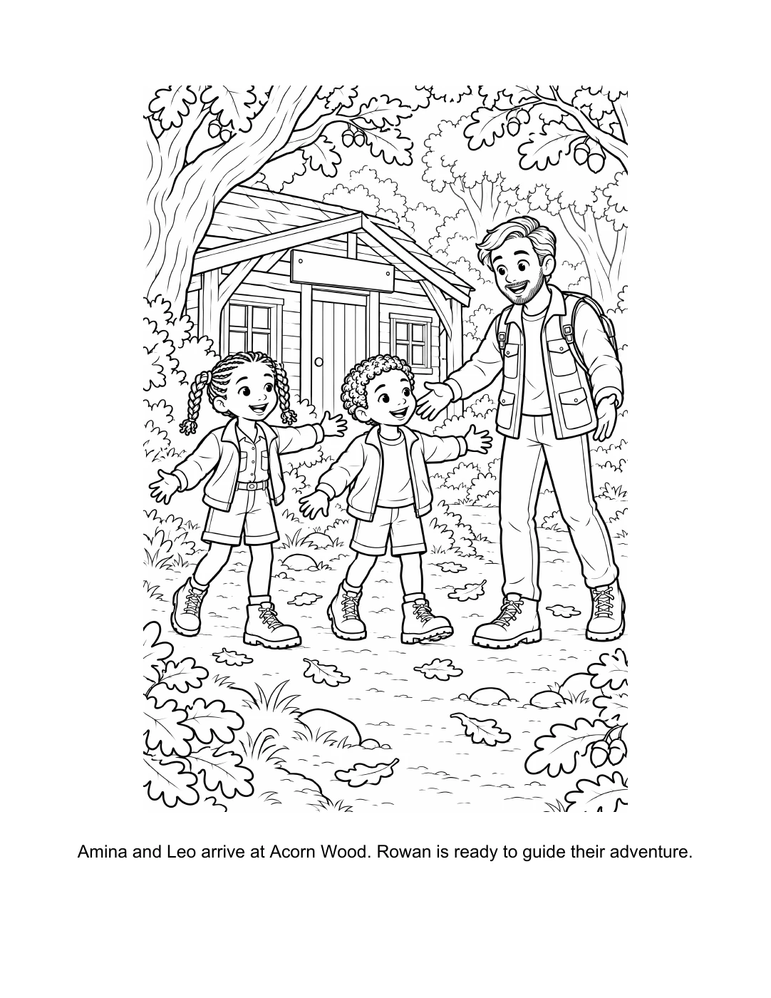 Sample 1 from Woodland Adventure: Discover Nature’s Hidden Clues